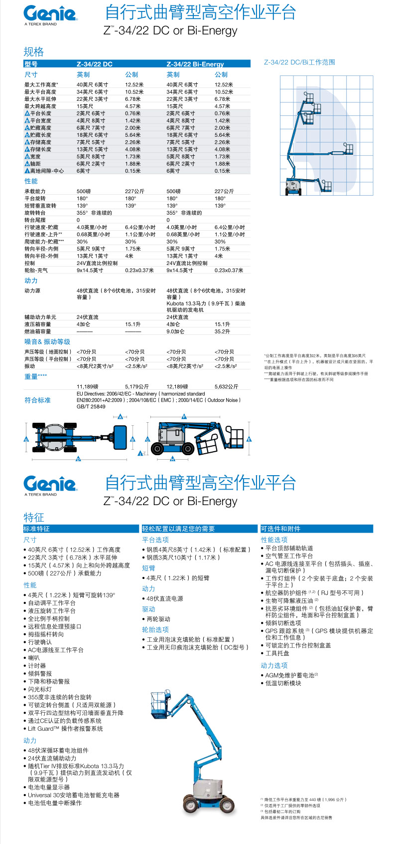 高空作业平台,曲臂型高空作业平台